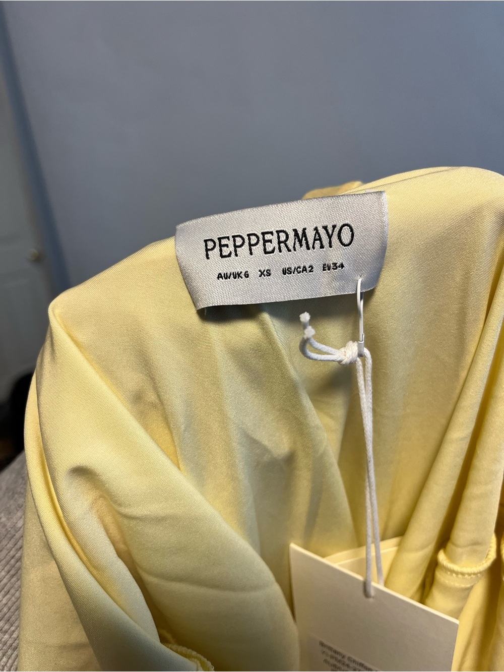 Peppermayo Butter Yellow Cowl Neck Maxi Dress - Picture 11 of 11